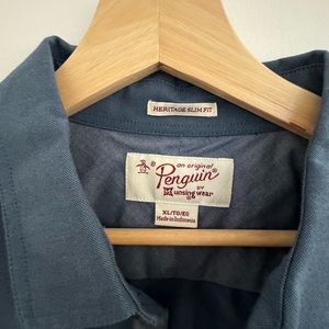 Men’s Penguin Heritage Slim Fit Button Down - NWT